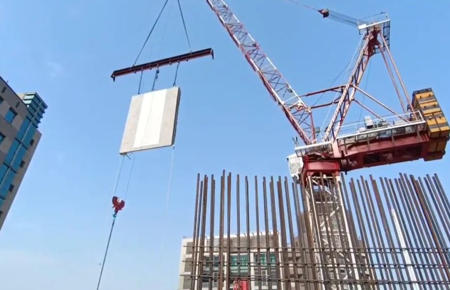 粉嶺馬會道資助出售房屋項目首批佛沙構件交付