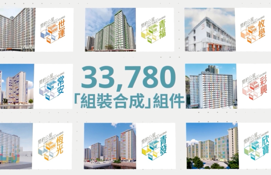 33780個MiC模塊落地！香港簡約公屋建設邁入收官階段